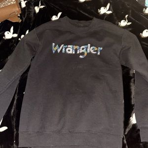 Black size small wrangler crew neck originally  $50 asking for $20